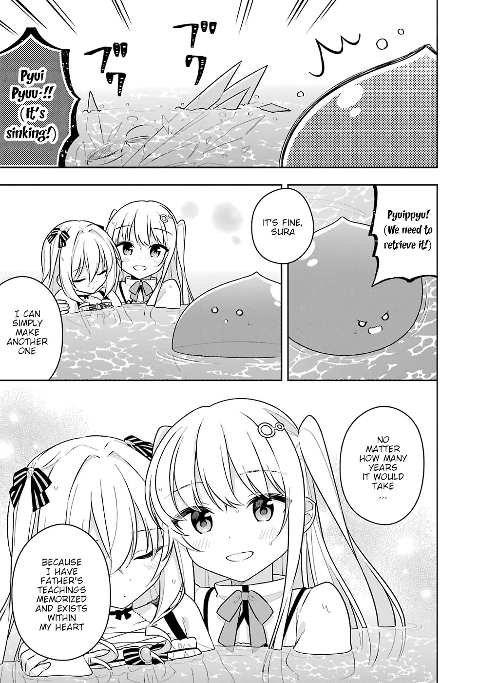 Slime Reincarnation. The Great Sage is Hugged by His Adopted Elf Daughter chapter 20 page 28