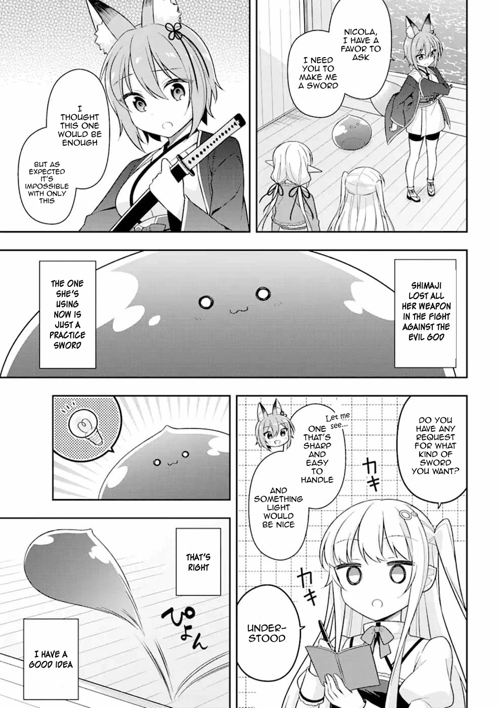 Slime Reincarnation. The Great Sage is Hugged by His Adopted Elf Daughter chapter 22.2 page 4