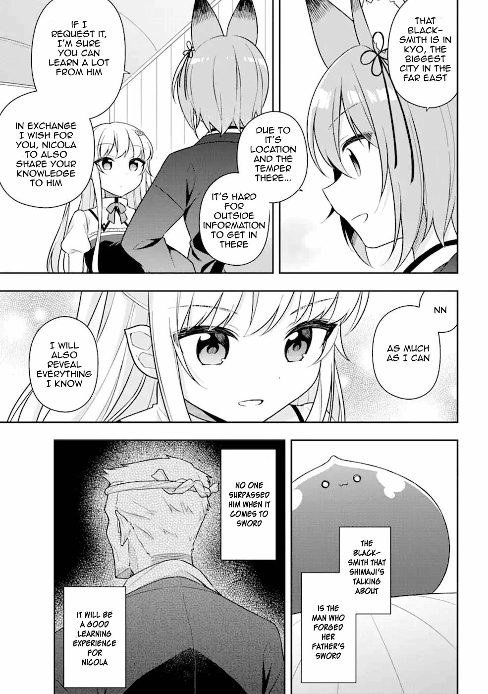 Slime Reincarnation. The Great Sage is Hugged by His Adopted Elf Daughter chapter 22.2 page 8