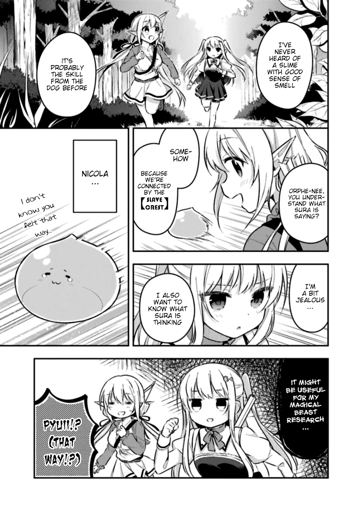 Slime Reincarnation. The Great Sage is Hugged by His Adopted Elf Daughter chapter 3 page 19