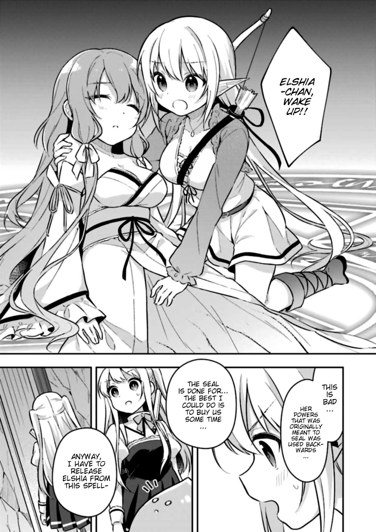 Slime Reincarnation. The Great Sage is Hugged by His Adopted Elf Daughter chapter 3 page 23