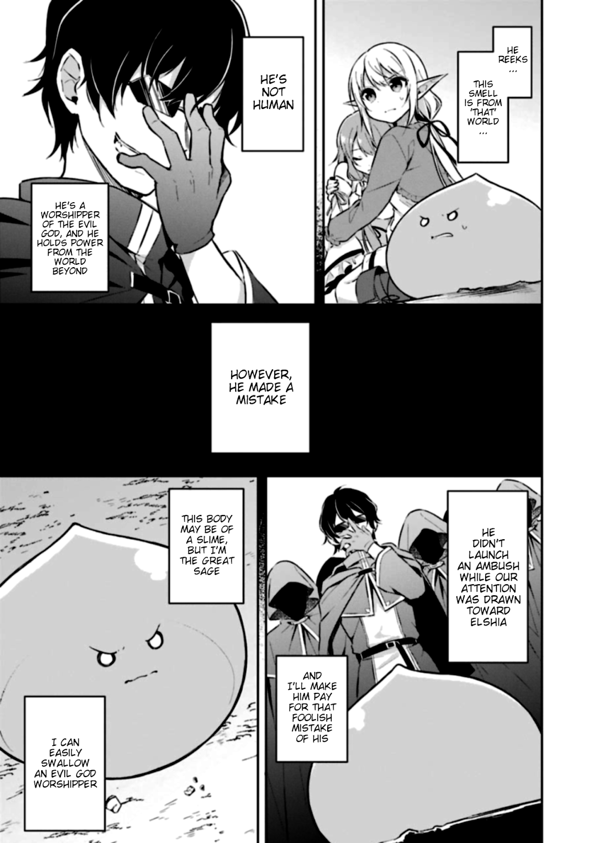 Slime Reincarnation. The Great Sage is Hugged by His Adopted Elf Daughter chapter 3 page 27