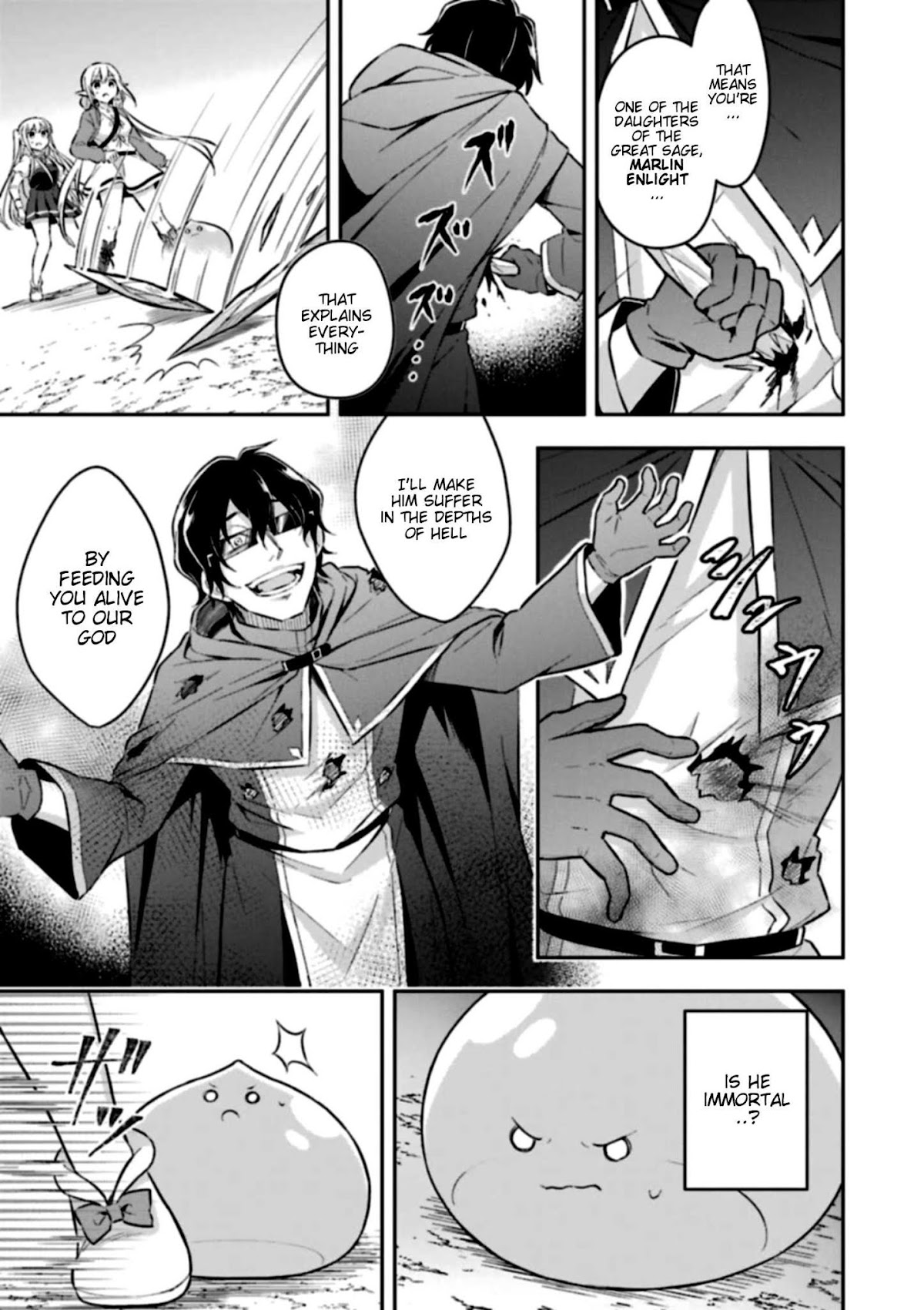 Slime Reincarnation. The Great Sage is Hugged by His Adopted Elf Daughter chapter 4 page 10