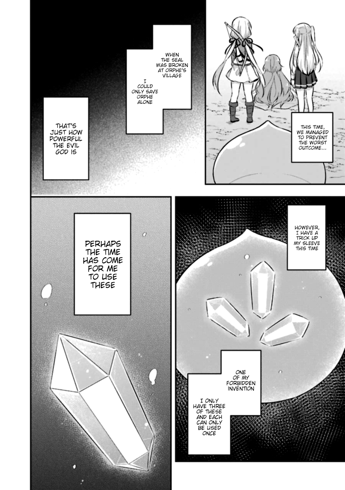 Slime Reincarnation. The Great Sage is Hugged by His Adopted Elf Daughter chapter 4 page 27