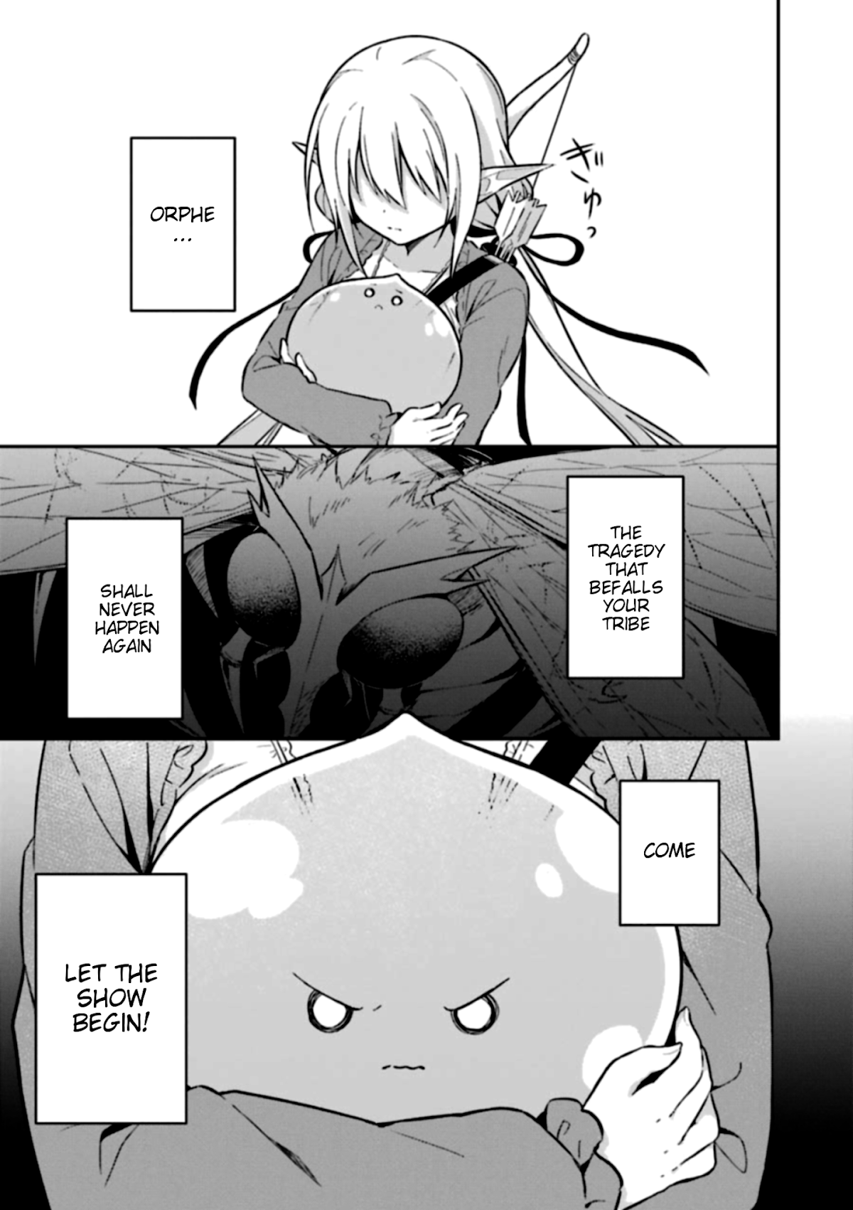 Slime Reincarnation. The Great Sage is Hugged by His Adopted Elf Daughter chapter 4 page 28