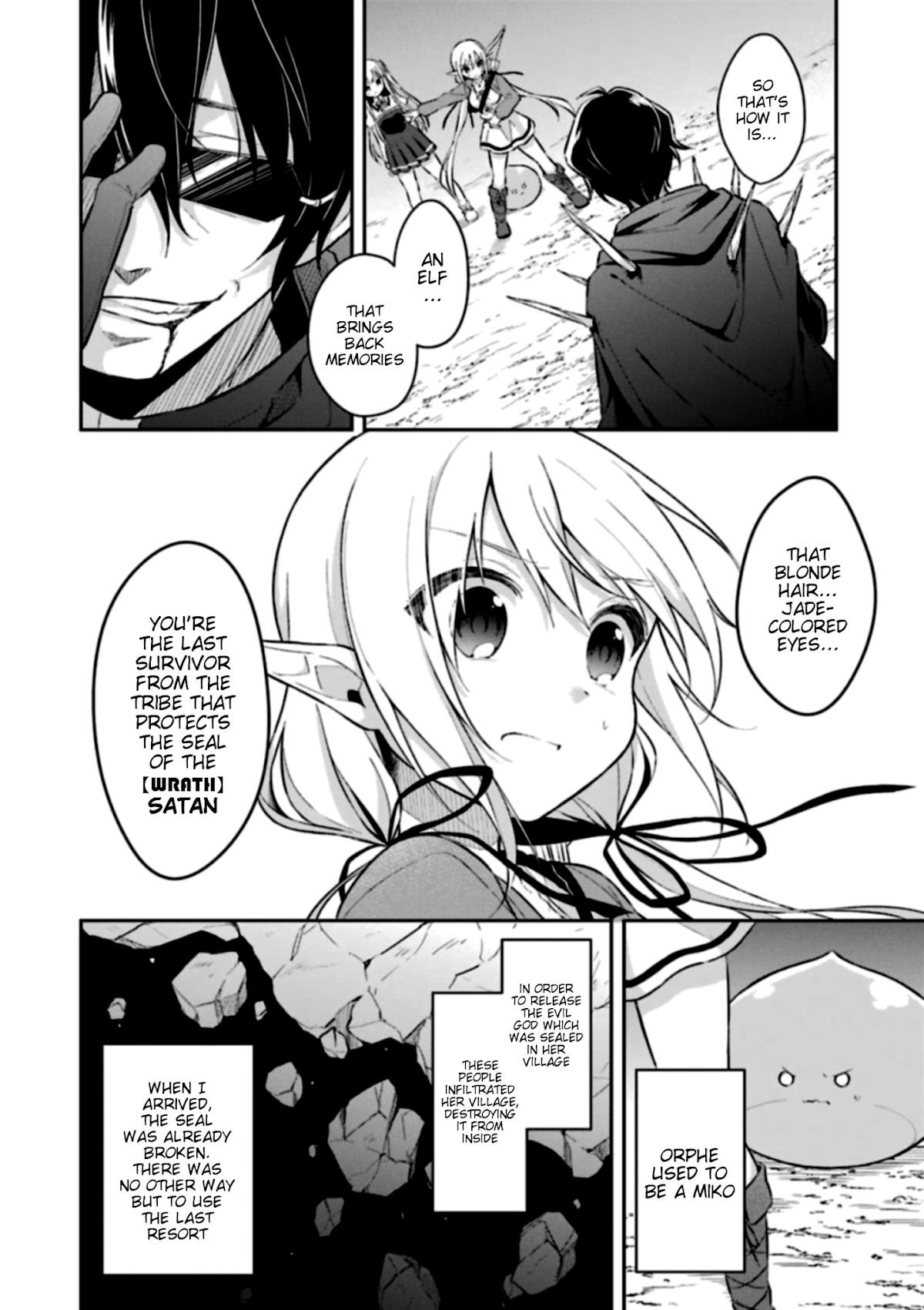 Slime Reincarnation. The Great Sage is Hugged by His Adopted Elf Daughter chapter 4 page 9