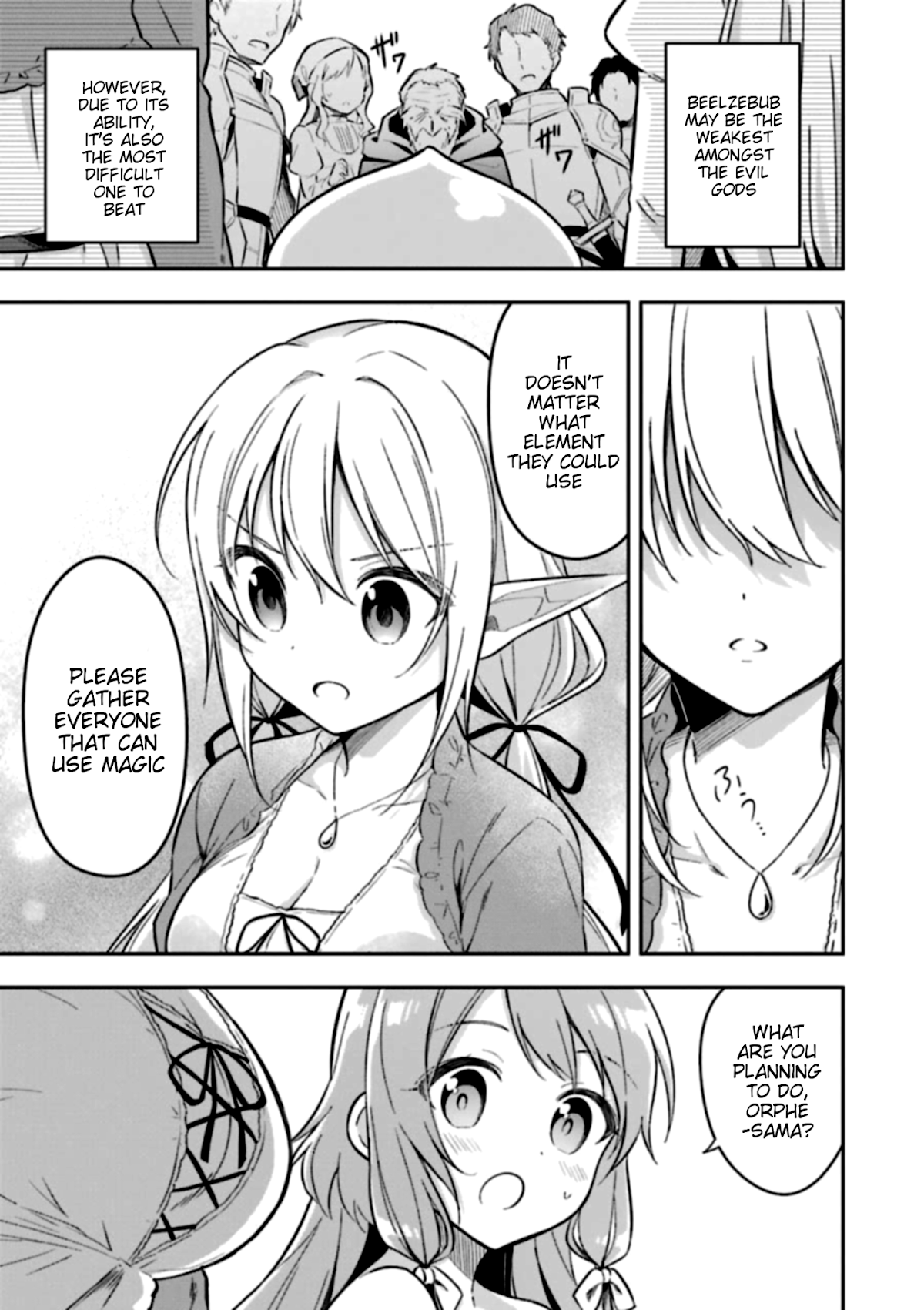 Slime Reincarnation. The Great Sage is Hugged by His Adopted Elf Daughter chapter 5 page 11