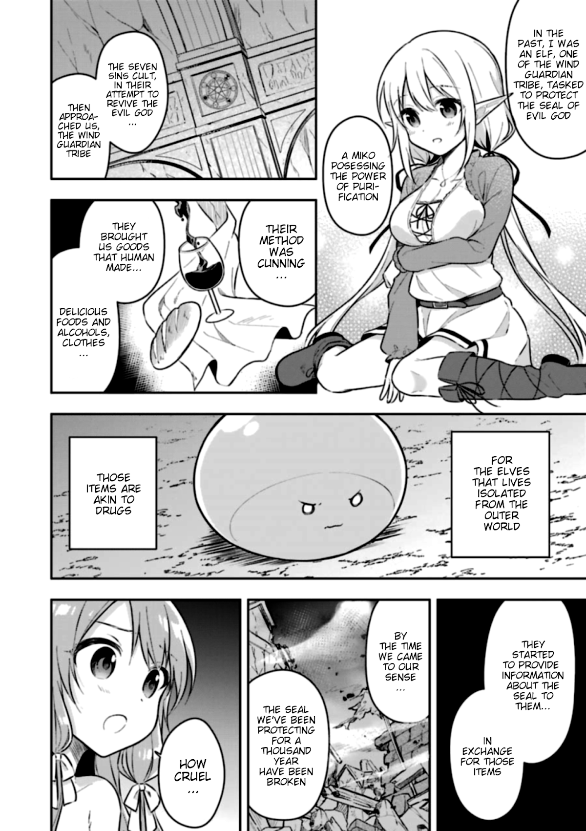 Slime Reincarnation. The Great Sage is Hugged by His Adopted Elf Daughter chapter 5 page 4