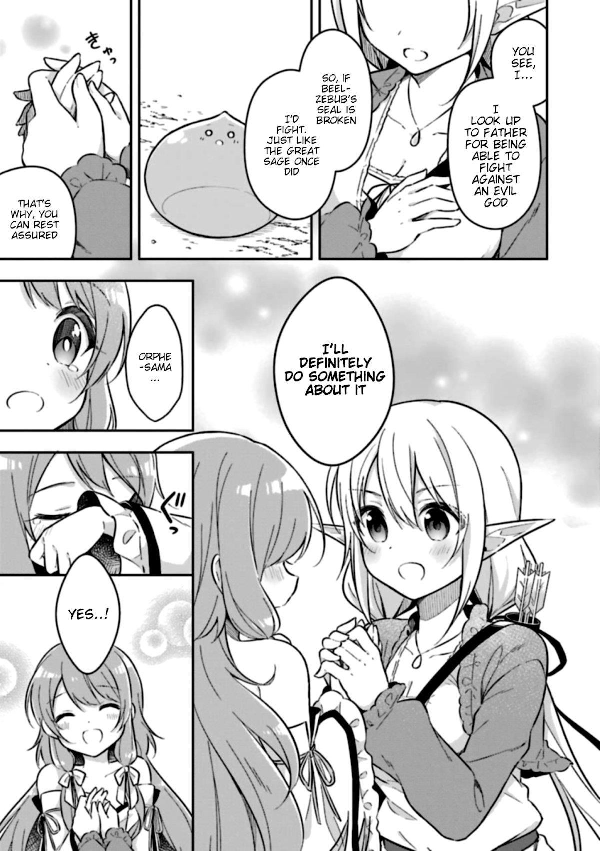 Slime Reincarnation. The Great Sage is Hugged by His Adopted Elf Daughter chapter 5 page 7