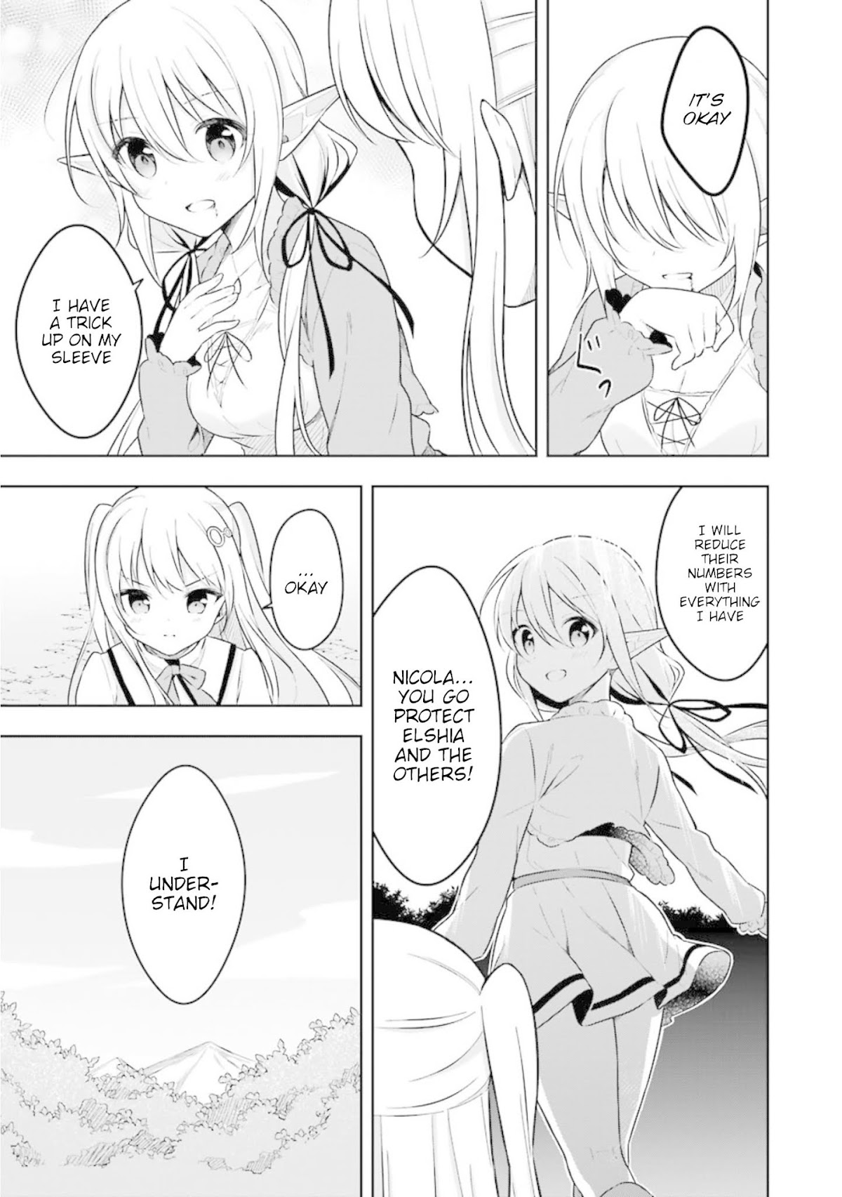 Slime Reincarnation. The Great Sage is Hugged by His Adopted Elf Daughter chapter 6 page 19