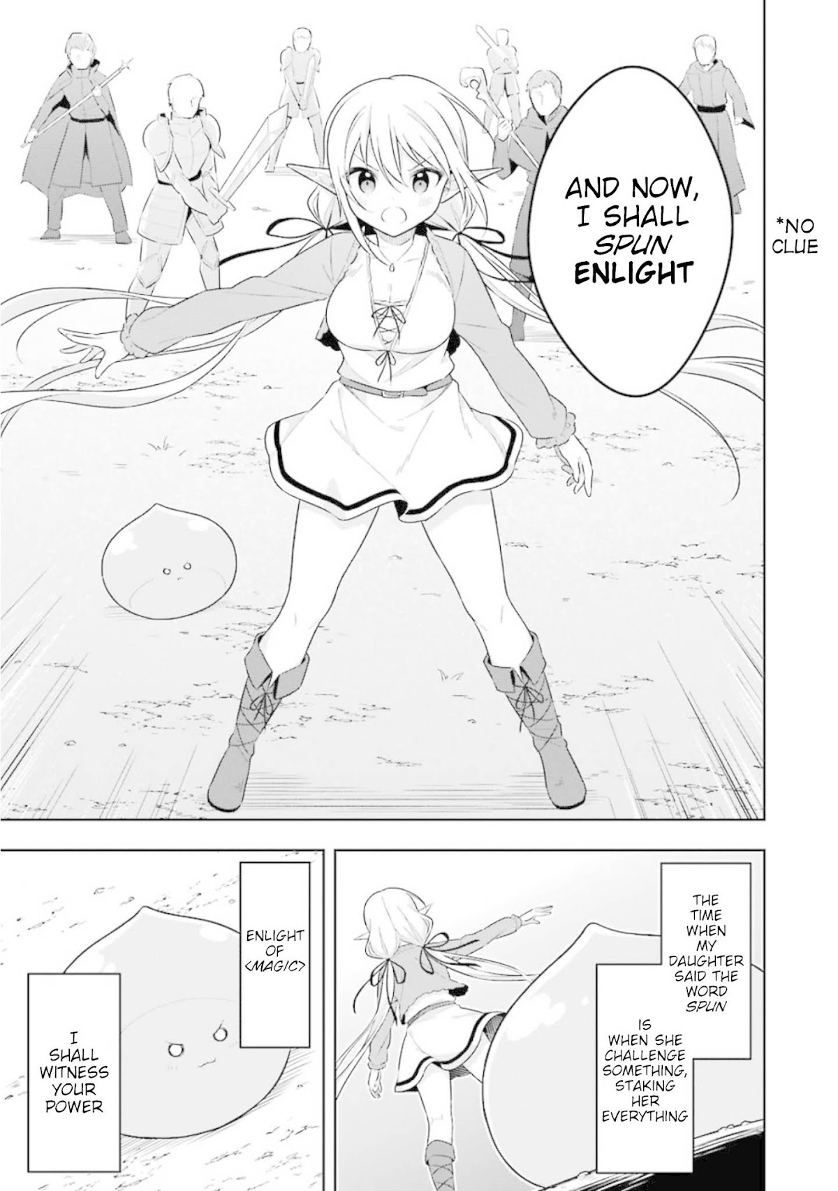 Slime Reincarnation. The Great Sage is Hugged by His Adopted Elf Daughter chapter 6 page 21