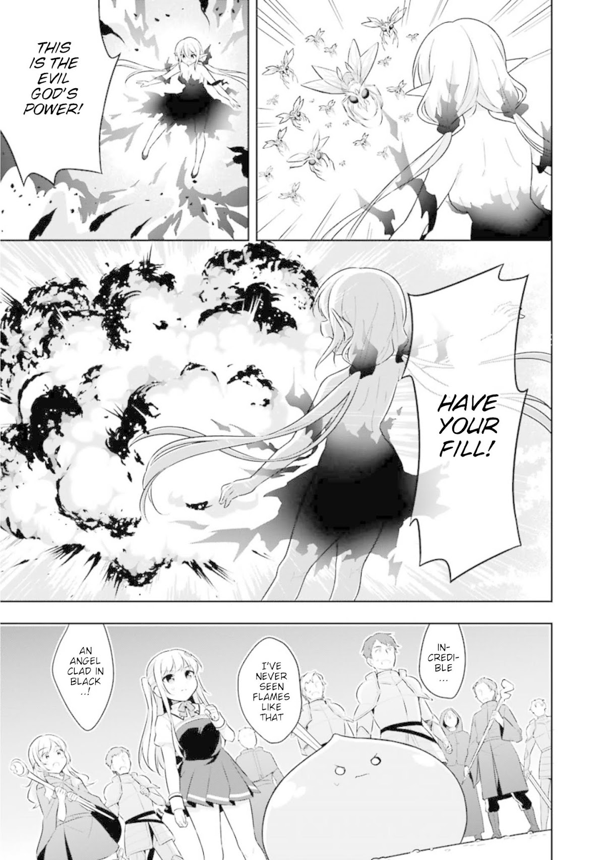 Slime Reincarnation. The Great Sage is Hugged by His Adopted Elf Daughter chapter 6 page 24