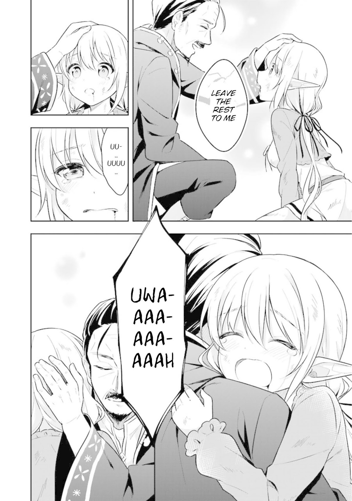 Slime Reincarnation. The Great Sage is Hugged by His Adopted Elf Daughter chapter 6 page 32