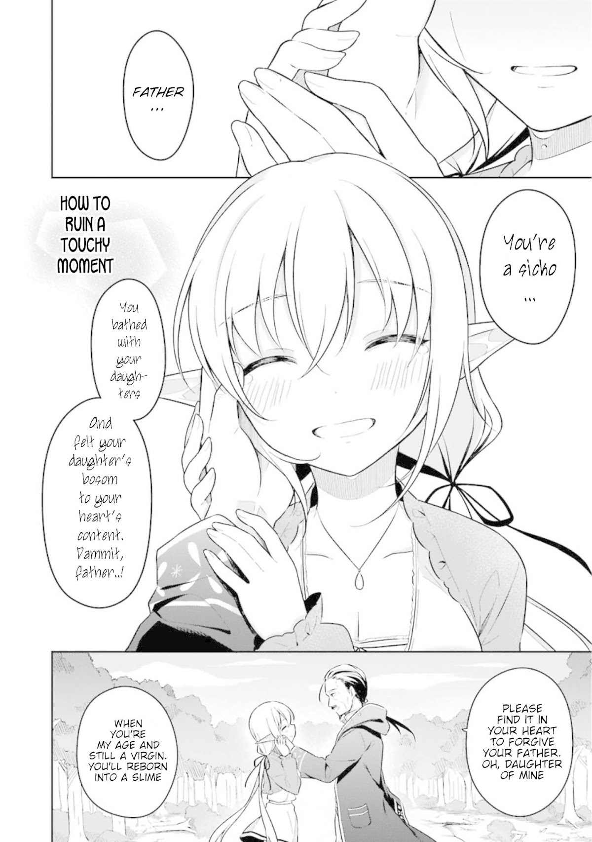 Slime Reincarnation. The Great Sage is Hugged by His Adopted Elf Daughter chapter 7 page 27