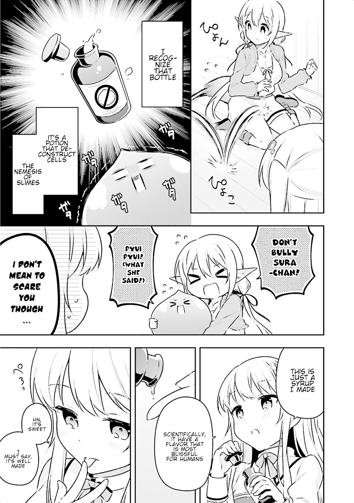 Slime Reincarnation. The Great Sage is Hugged by His Adopted Elf Daughter chapter 8 page 12