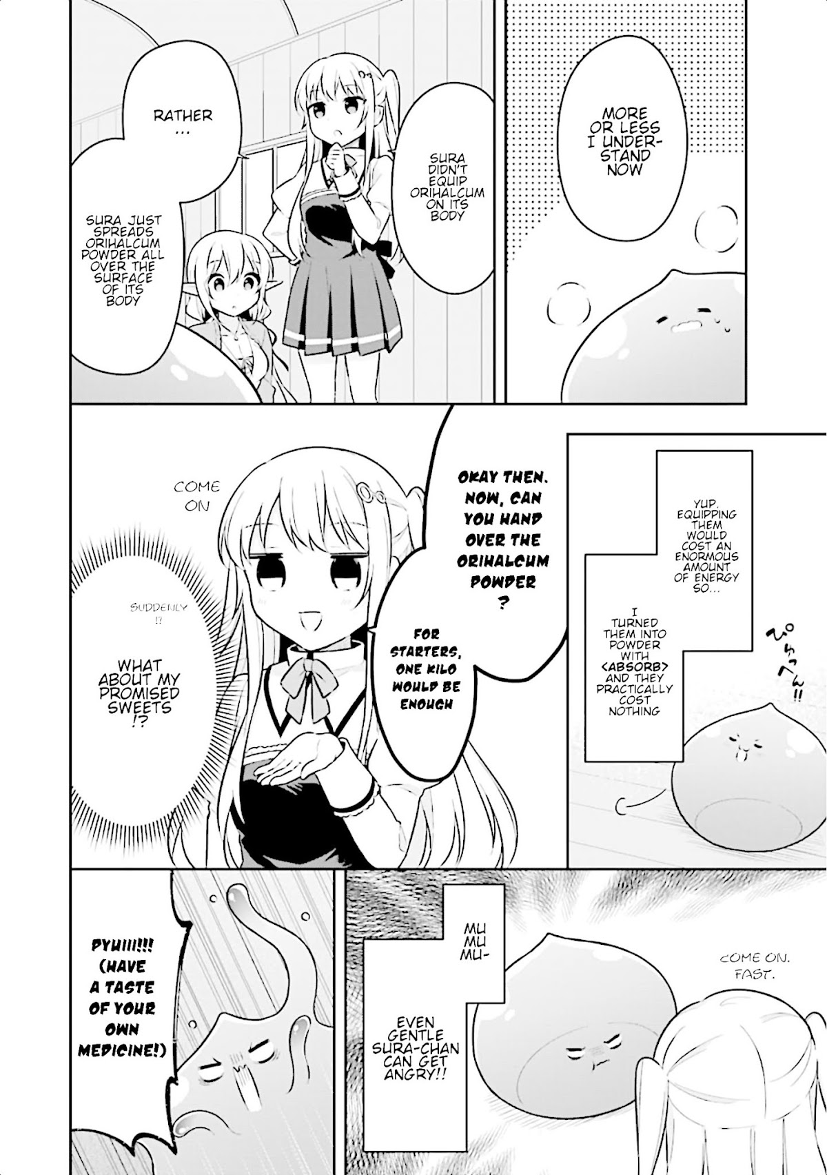 Slime Reincarnation. The Great Sage is Hugged by His Adopted Elf Daughter chapter 8 page 15