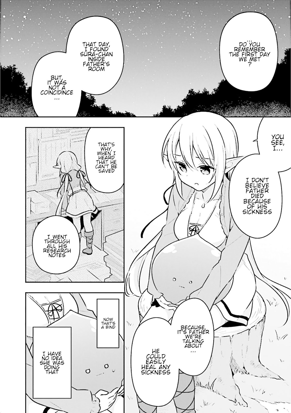 Slime Reincarnation. The Great Sage is Hugged by His Adopted Elf Daughter chapter 8 page 23