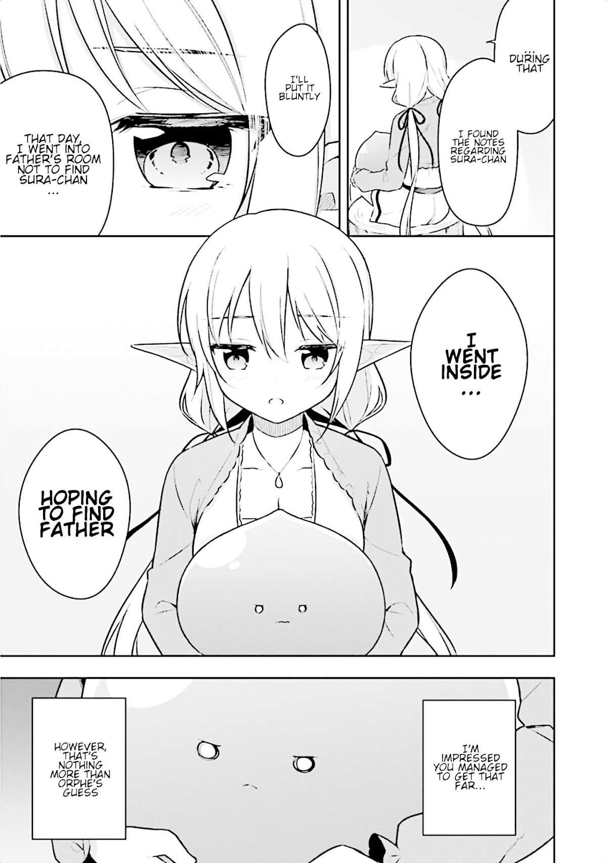 Slime Reincarnation. The Great Sage is Hugged by His Adopted Elf Daughter chapter 8 page 24
