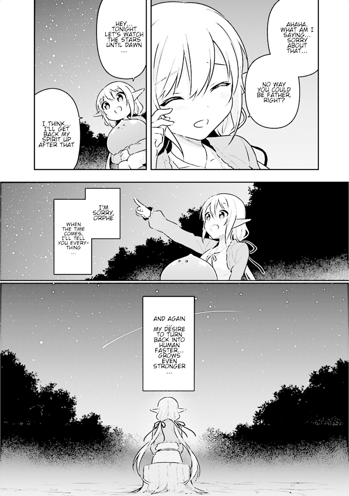 Slime Reincarnation. The Great Sage is Hugged by His Adopted Elf Daughter chapter 8 page 28