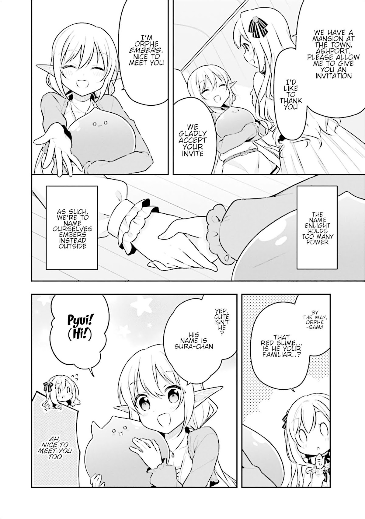 Slime Reincarnation. The Great Sage is Hugged by His Adopted Elf Daughter chapter 9 page 14