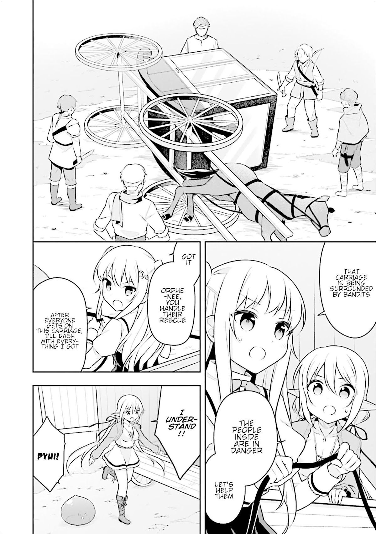 Slime Reincarnation. The Great Sage is Hugged by His Adopted Elf Daughter chapter 9 page 4