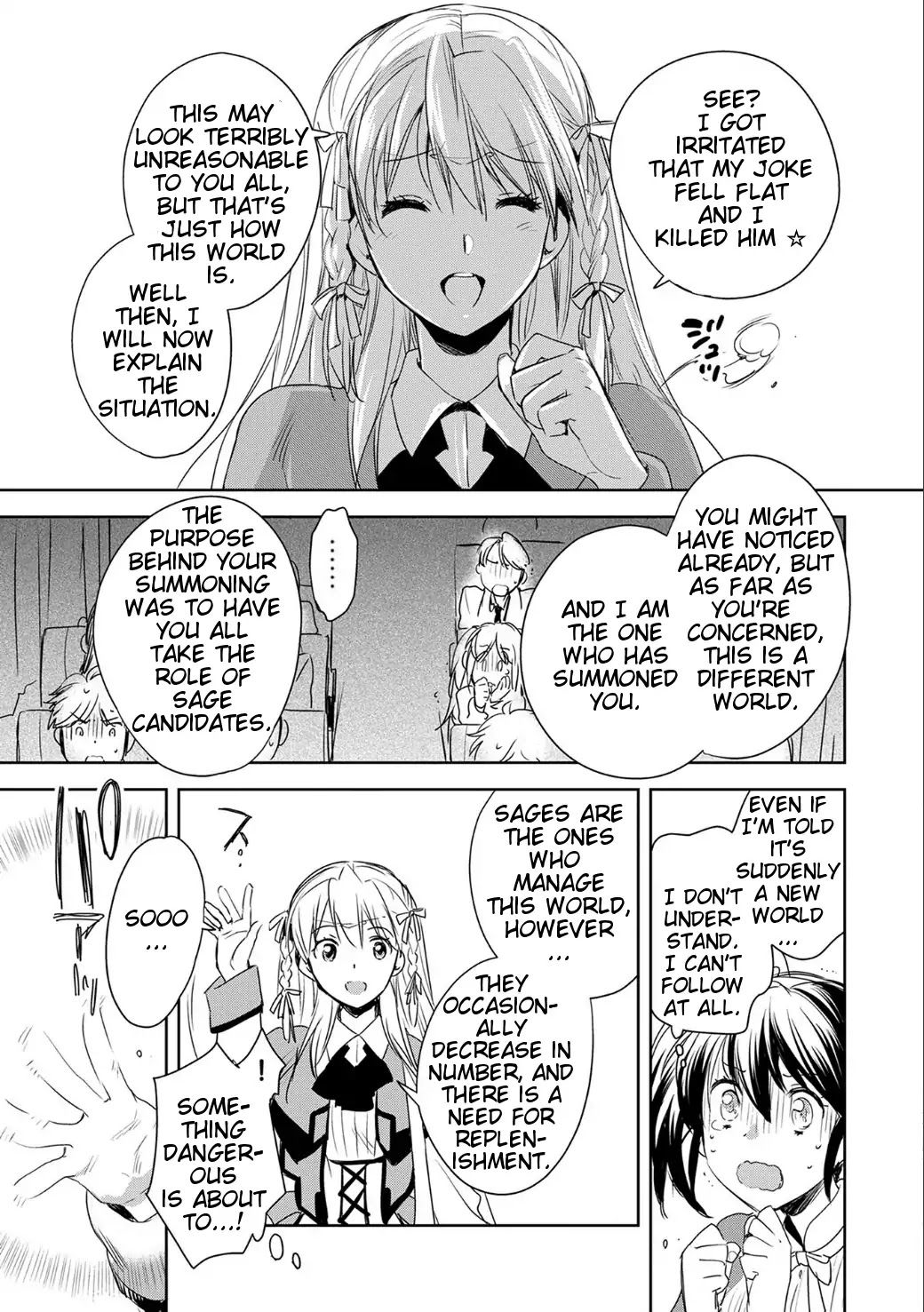 Sokushi Cheat ga Saikyou Sugite, Isekai no Yatsura ga Marude Aite ni Naranai n desu ga chapter 1 page 20