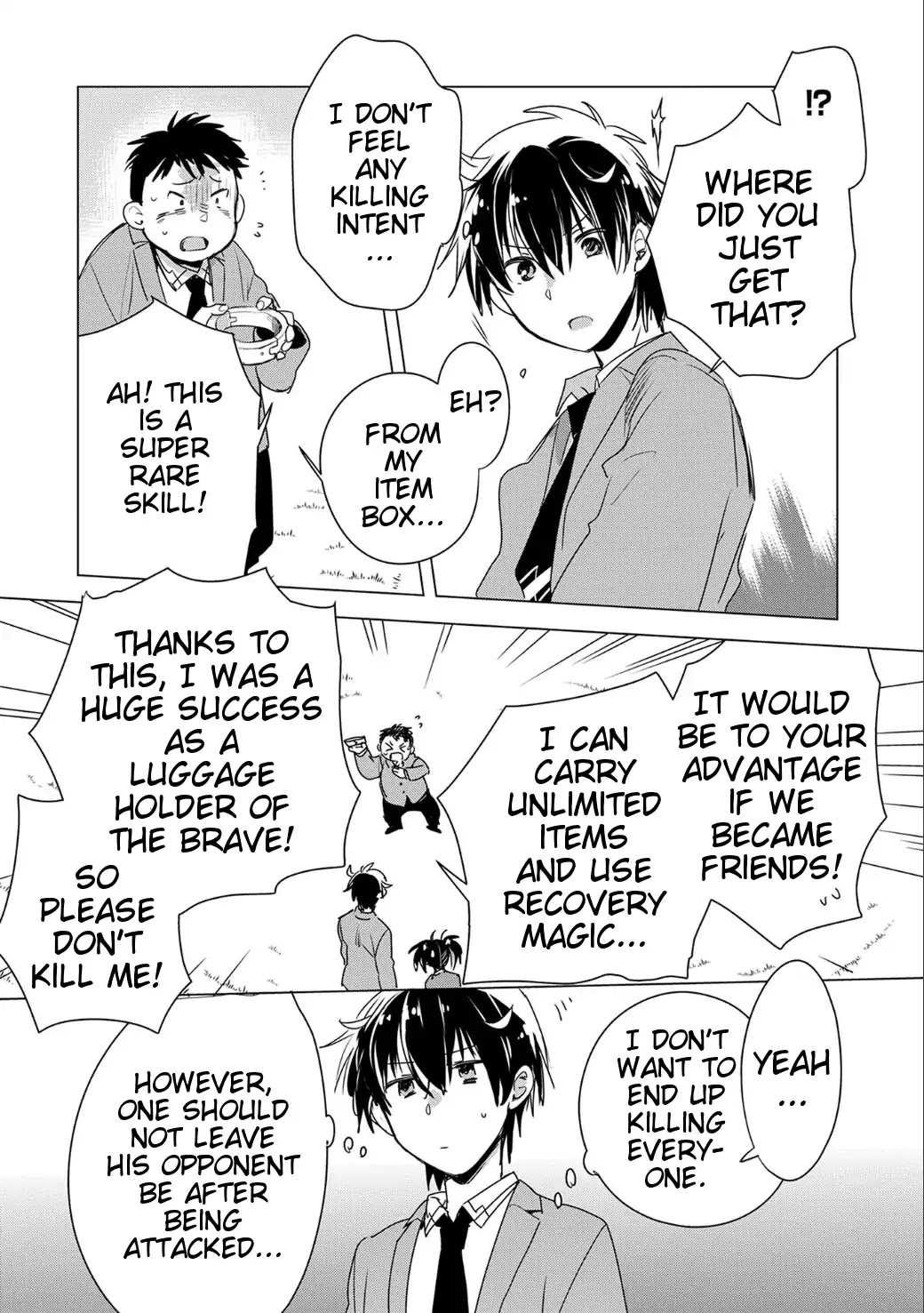 Sokushi Cheat ga Saikyou Sugite, Isekai no Yatsura ga Marude Aite ni Naranai n desu ga chapter 2 page 13