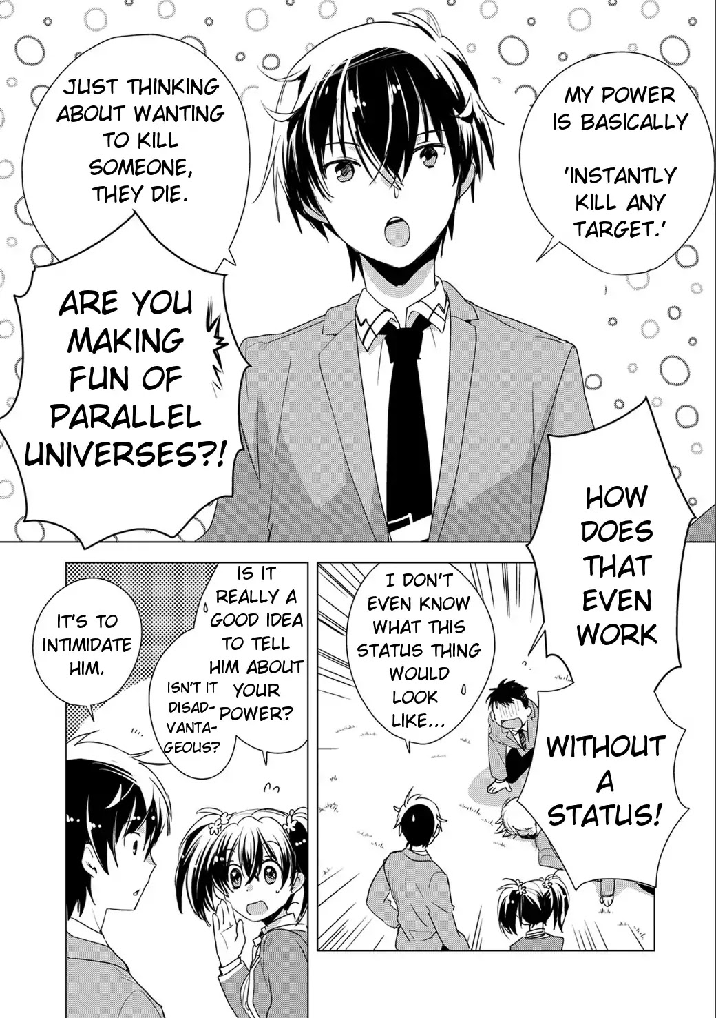 Sokushi Cheat ga Saikyou Sugite, Isekai no Yatsura ga Marude Aite ni Naranai n desu ga chapter 2 page 6