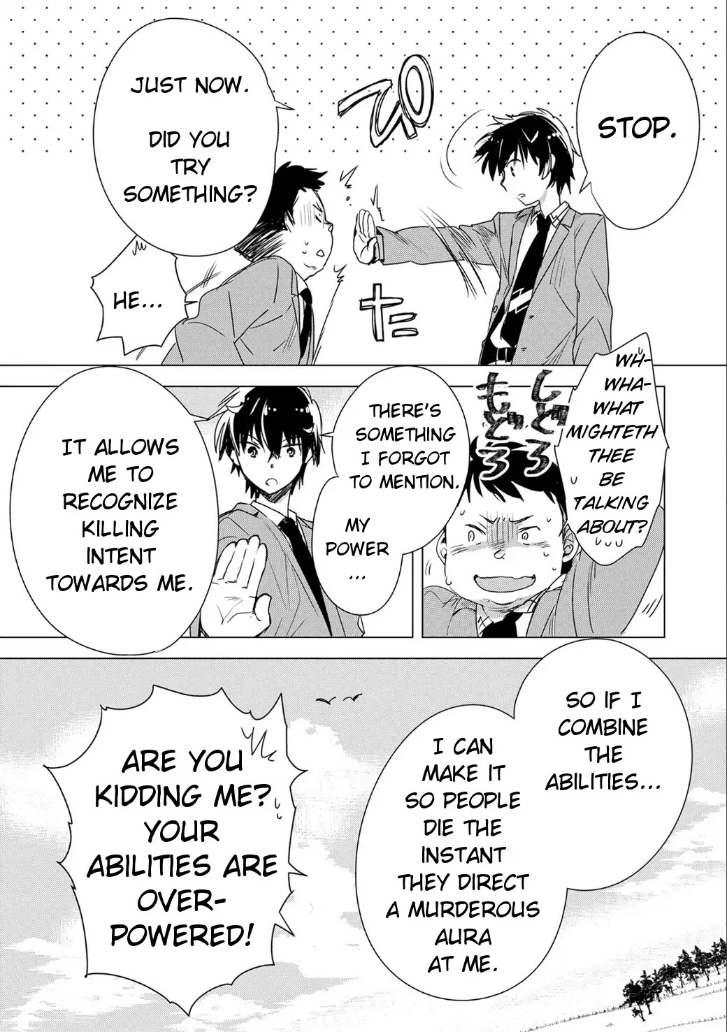 Sokushi Cheat ga Saikyou Sugite, Isekai no Yatsura ga Marude Aite ni Naranai n desu ga chapter 2 page 8