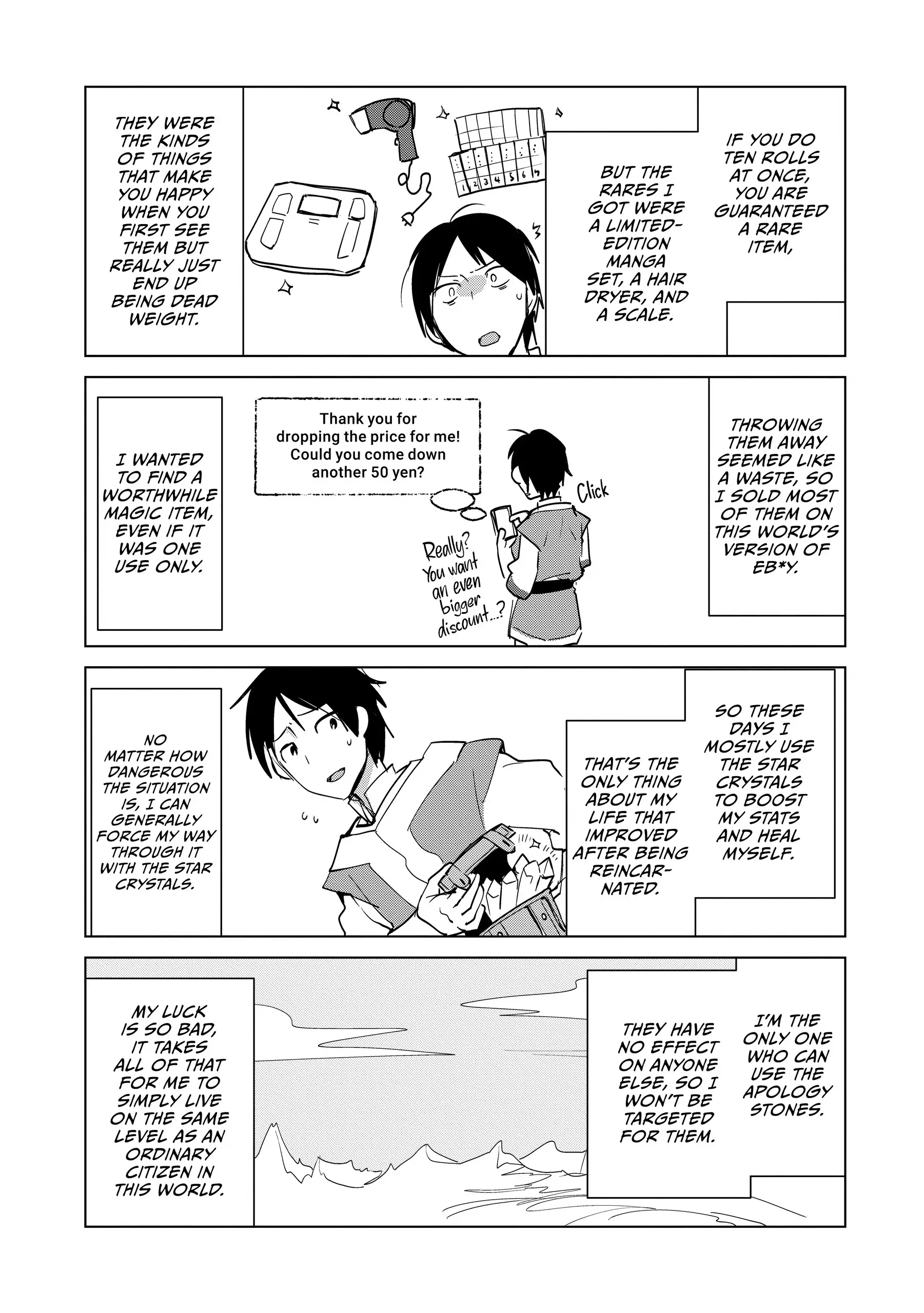 Sokushi Cheat ga Saikyou Sugite, Isekai no Yatsura ga Marude Aite ni Naranai n desu ga chapter 20.1 page 3