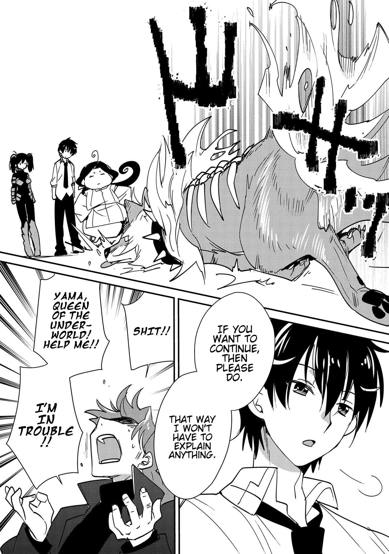 Sokushi Cheat ga Saikyou Sugite, Isekai no Yatsura ga Marude Aite ni Naranai n desu ga chapter 43 page 22