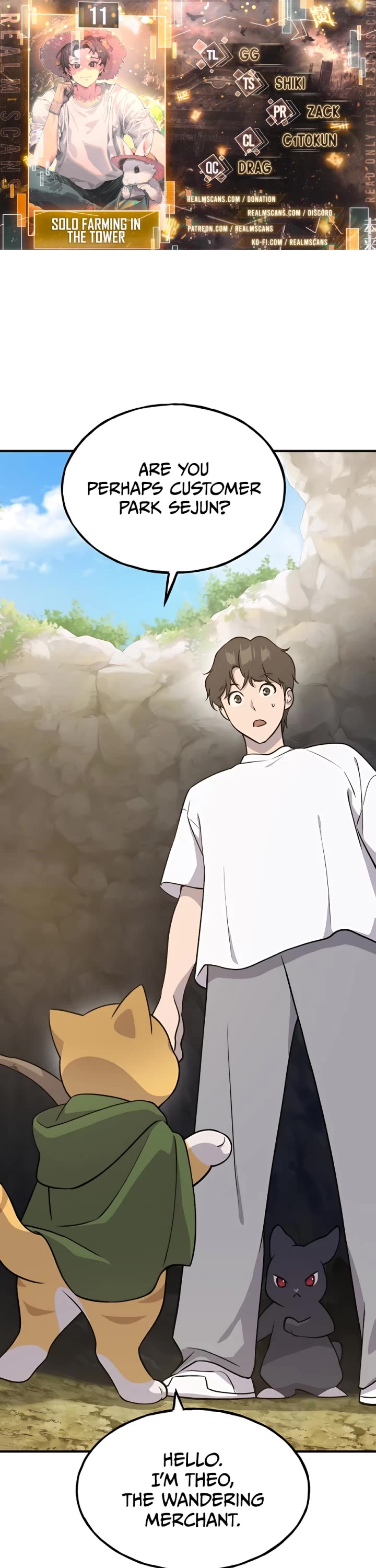 Solo Farming in the Tower chapter 11 page 1