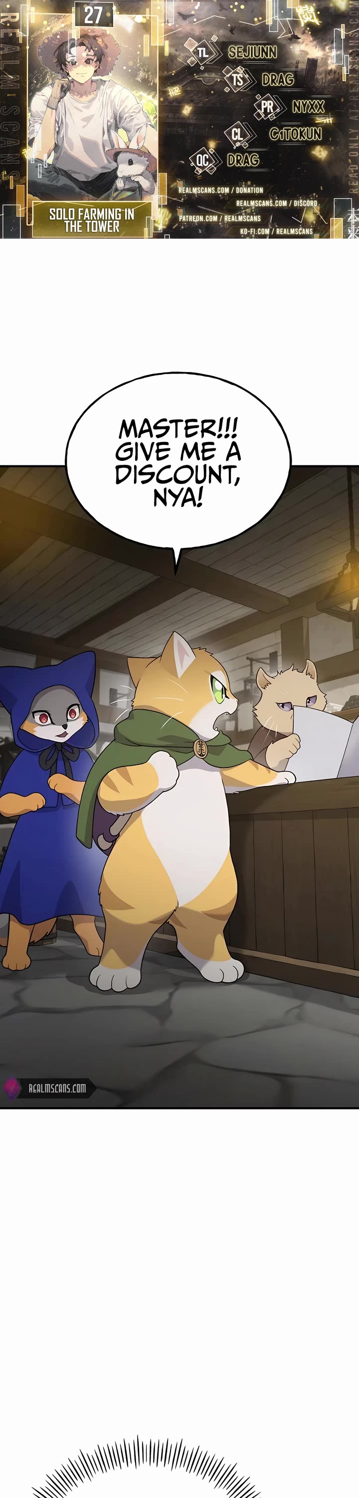 Solo Farming in the Tower chapter 27 page 1