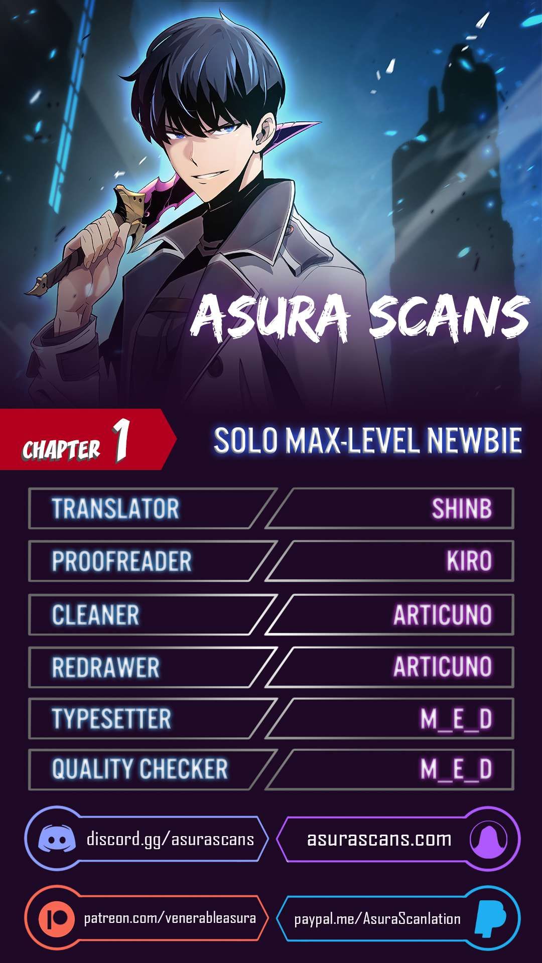 Solo Max-Level Newbie chapter 1 page 1