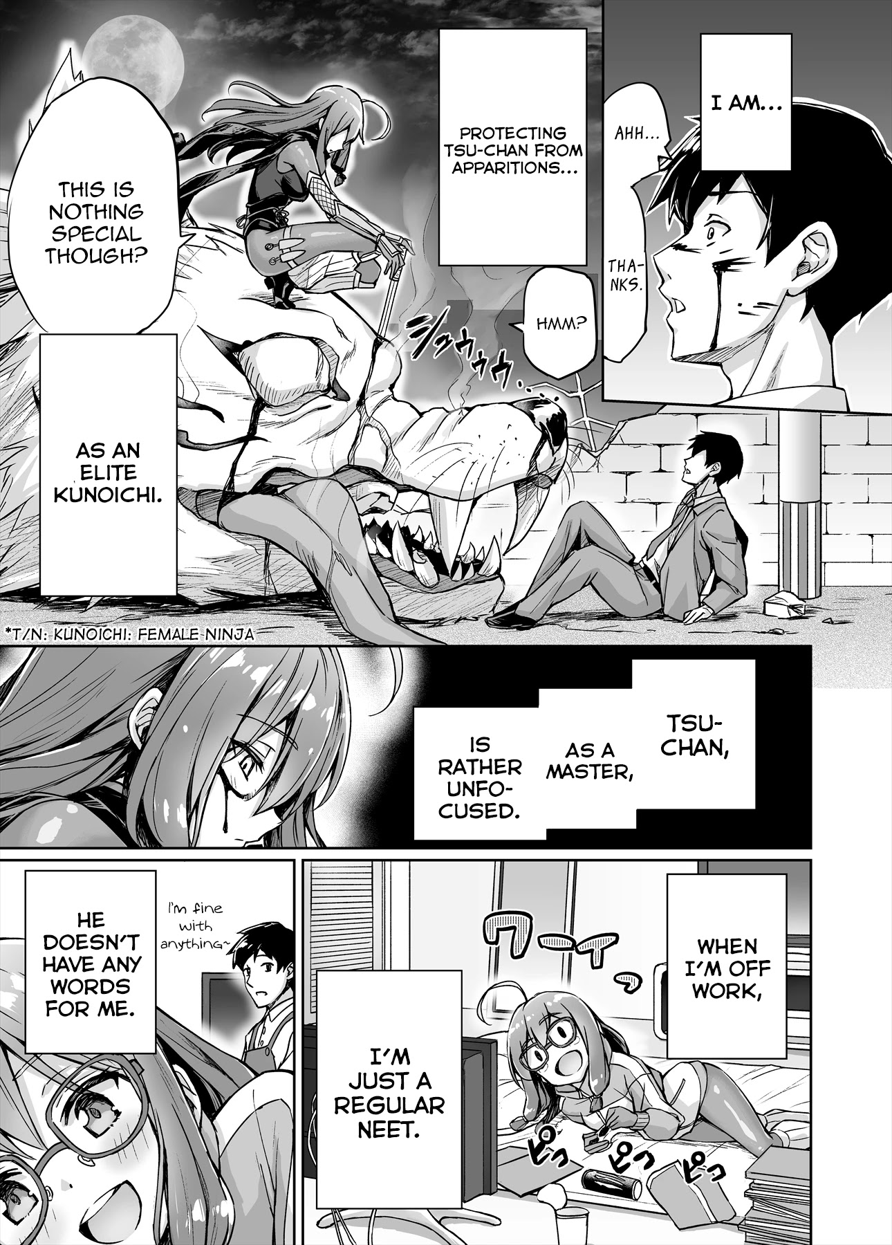 Somehow, I Started Living With a NEET Otaku Kunoichi chapter 2 page 1