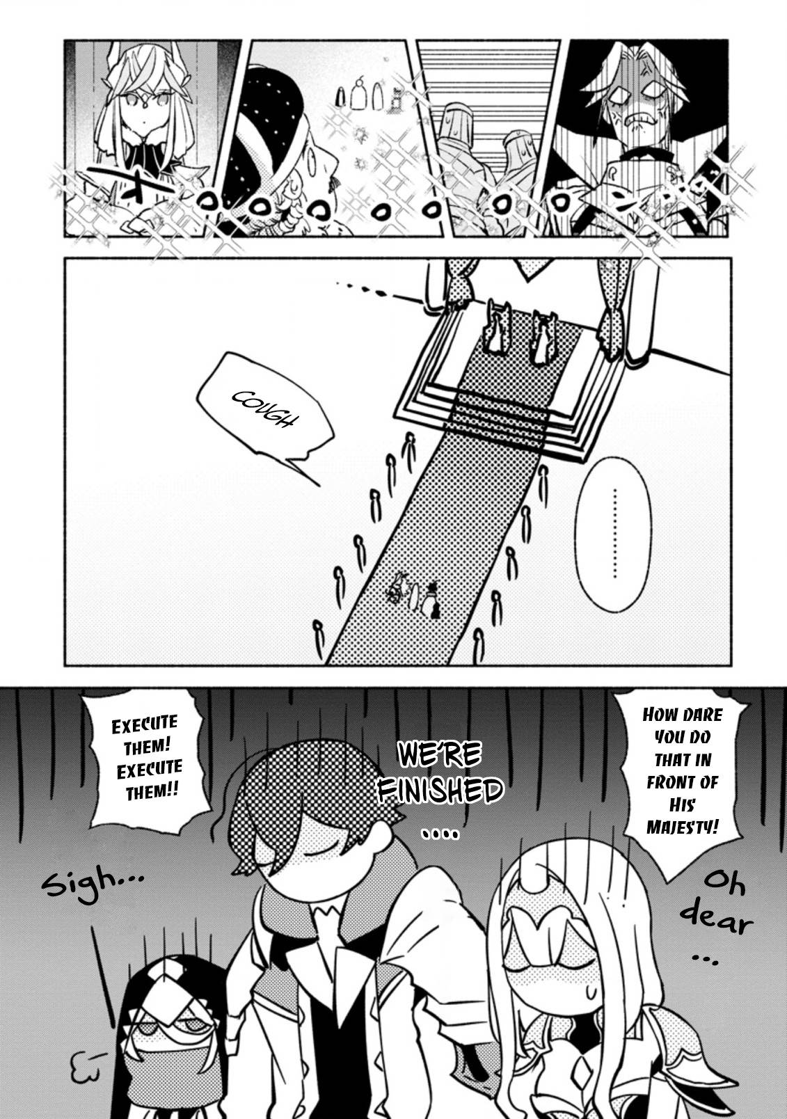 Sono Monban, Saikyou Nitsuki: Tsuihou Sareta Bougyo Ryoku 9999 no Senshi, Ou Miyako no Monban Toshite Musou Suru chapter 14.2 page 3