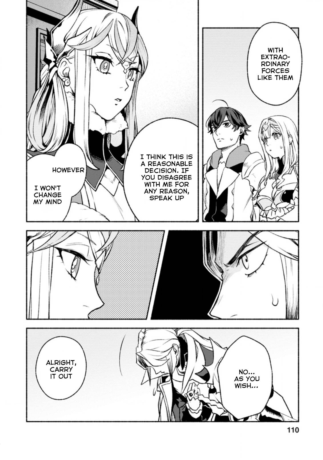 Sono Monban, Saikyou Nitsuki: Tsuihou Sareta Bougyo Ryoku 9999 no Senshi, Ou Miyako no Monban Toshite Musou Suru chapter 14.2 page 9