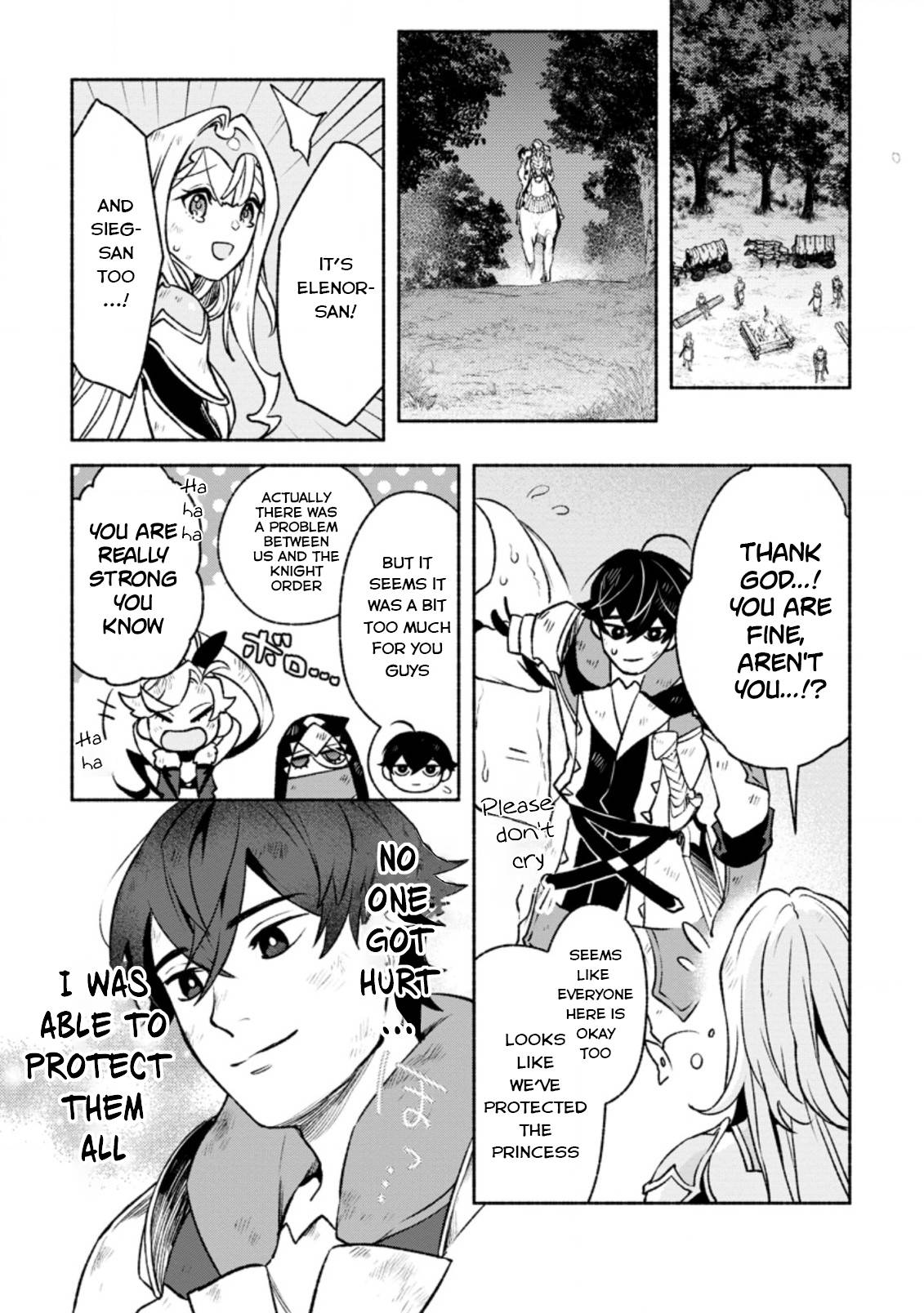 Sono Monban, Saikyou Nitsuki: Tsuihou Sareta Bougyo Ryoku 9999 no Senshi, Ou Miyako no Monban Toshite Musou Suru chapter 16 page 10