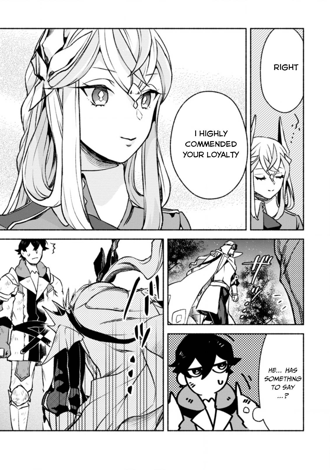 Sono Monban, Saikyou Nitsuki: Tsuihou Sareta Bougyo Ryoku 9999 no Senshi, Ou Miyako no Monban Toshite Musou Suru chapter 16 page 12