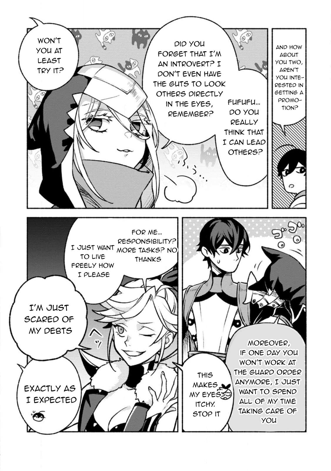 Sono Monban, Saikyou Nitsuki: Tsuihou Sareta Bougyo Ryoku 9999 no Senshi, Ou Miyako no Monban Toshite Musou Suru chapter 25 page 27