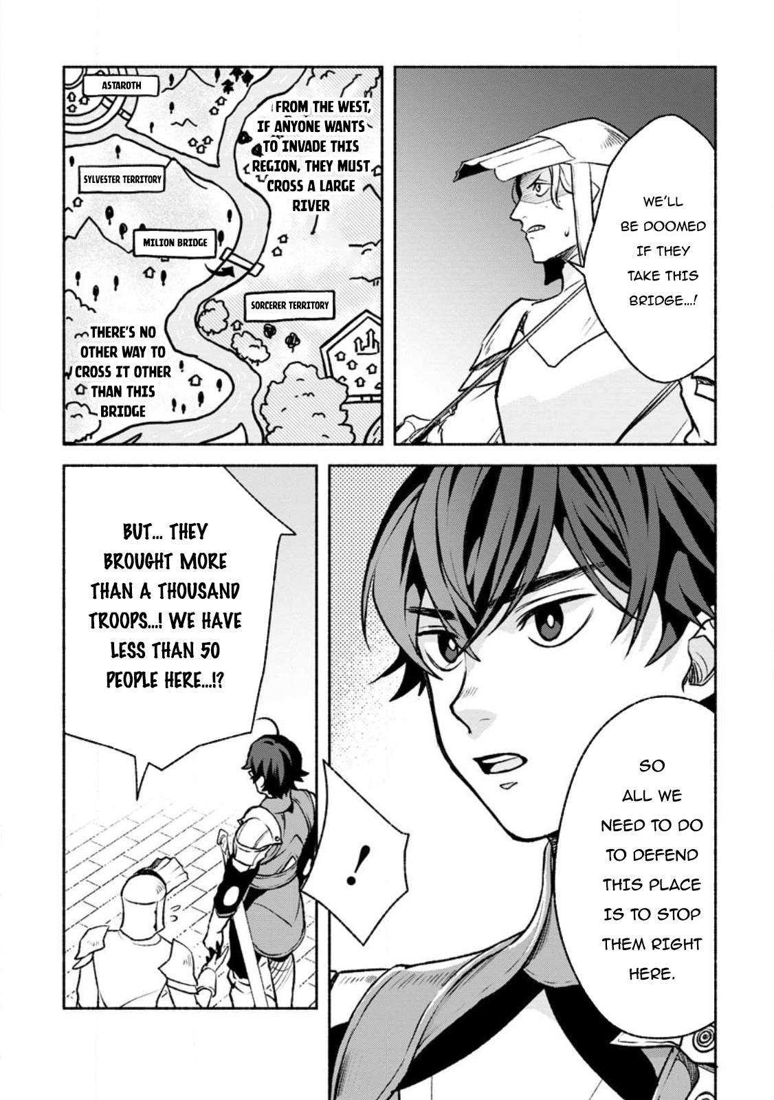 Sono Monban, Saikyou Nitsuki: Tsuihou Sareta Bougyo Ryoku 9999 no Senshi, Ou Miyako no Monban Toshite Musou Suru chapter 26.1 page 5