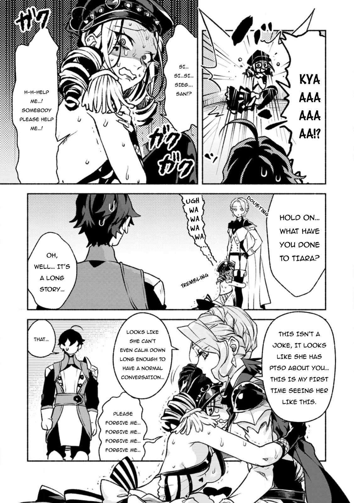 Sono Monban, Saikyou Nitsuki: Tsuihou Sareta Bougyo Ryoku 9999 no Senshi, Ou Miyako no Monban Toshite Musou Suru chapter 26.3 page 4