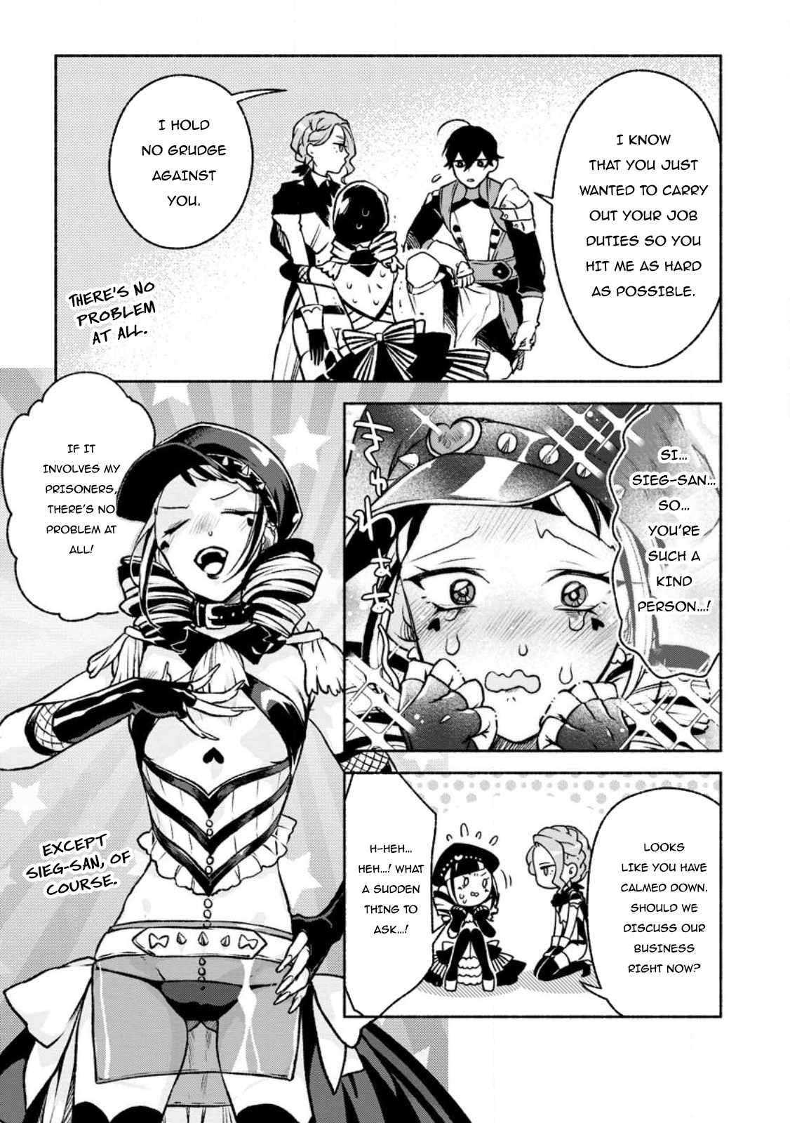 Sono Monban, Saikyou Nitsuki: Tsuihou Sareta Bougyo Ryoku 9999 no Senshi, Ou Miyako no Monban Toshite Musou Suru chapter 26.3 page 6