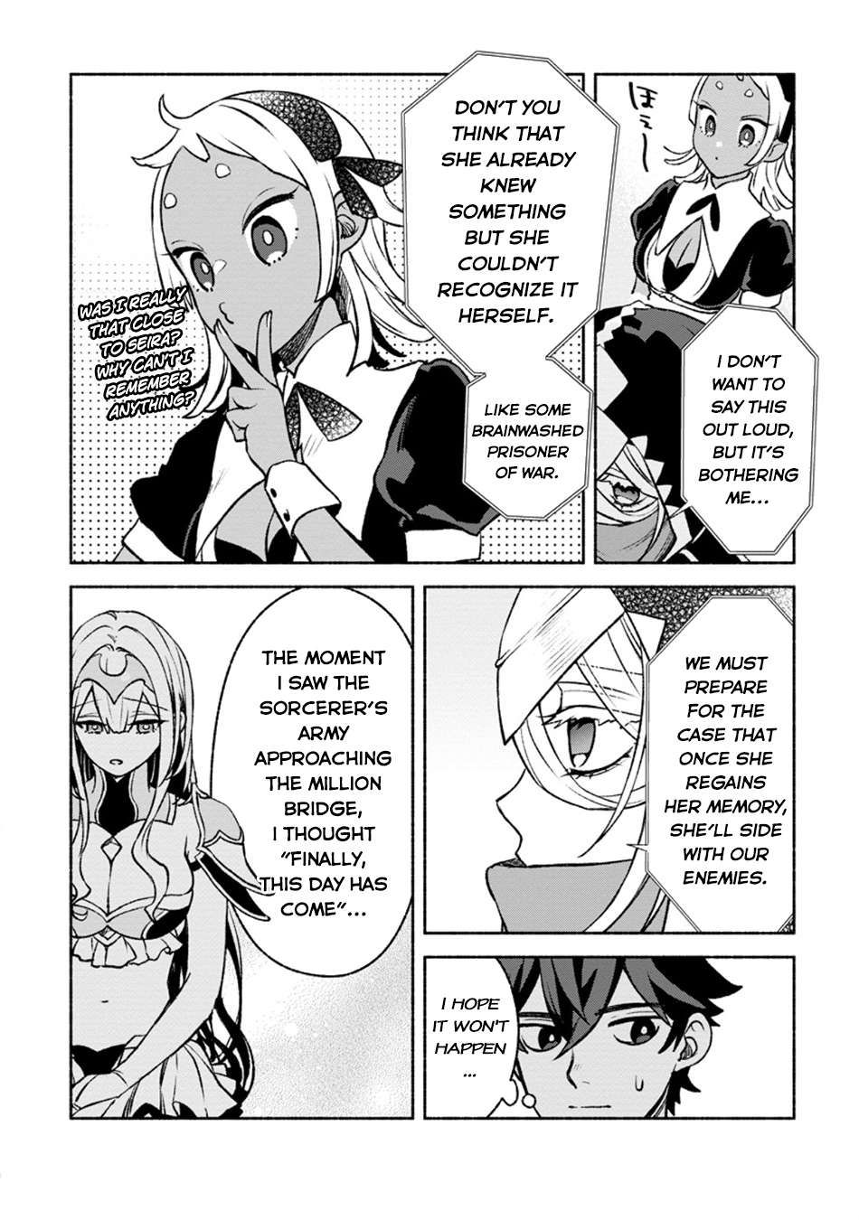 Sono Monban, Saikyou Nitsuki: Tsuihou Sareta Bougyo Ryoku 9999 no Senshi, Ou Miyako no Monban Toshite Musou Suru chapter 28.1 page 11