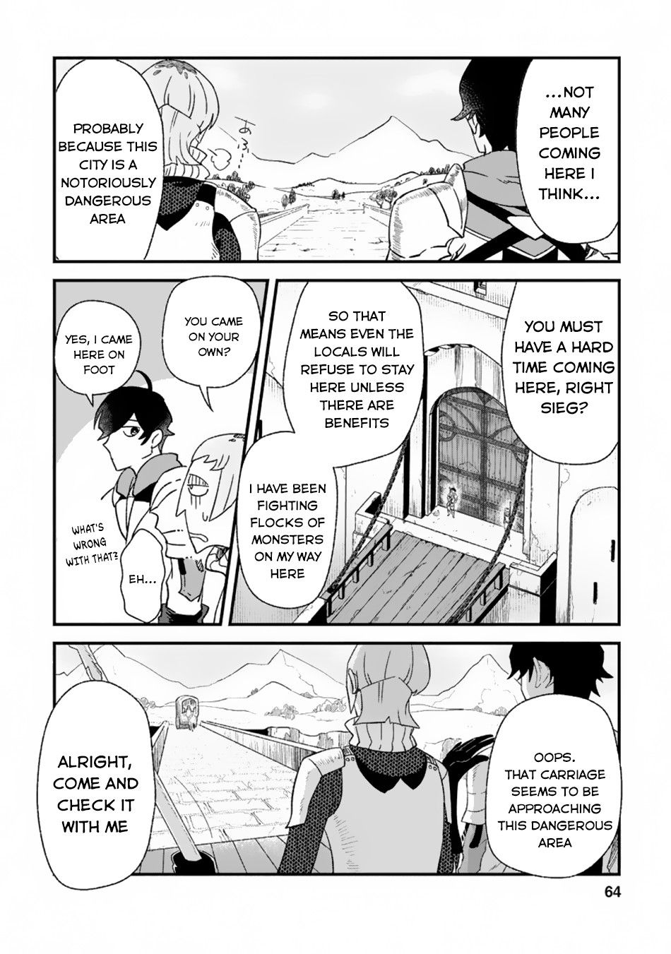 Sono Monban, Saikyou Nitsuki: Tsuihou Sareta Bougyo Ryoku 9999 no Senshi, Ou Miyako no Monban Toshite Musou Suru chapter 3.1 page 3