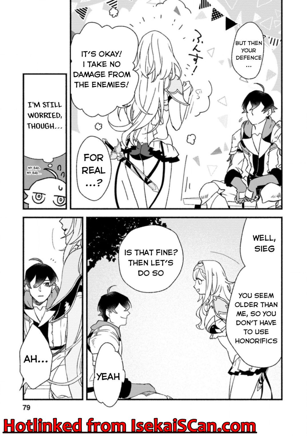 Sono Monban, Saikyou Nitsuki: Tsuihou Sareta Bougyo Ryoku 9999 no Senshi, Ou Miyako no Monban Toshite Musou Suru chapter 3.2 page 8