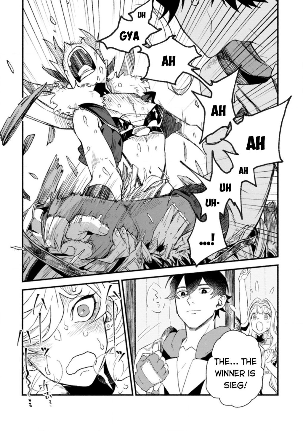 Sono Monban, Saikyou Nitsuki: Tsuihou Sareta Bougyo Ryoku 9999 no Senshi, Ou Miyako no Monban Toshite Musou Suru chapter 4 page 28