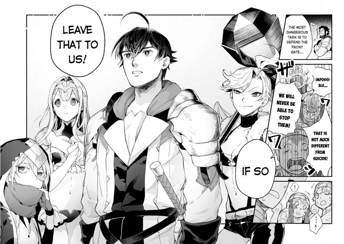 Sono Monban, Saikyou Nitsuki: Tsuihou Sareta Bougyo Ryoku 9999 no Senshi, Ou Miyako no Monban Toshite Musou Suru chapter 5 page 27