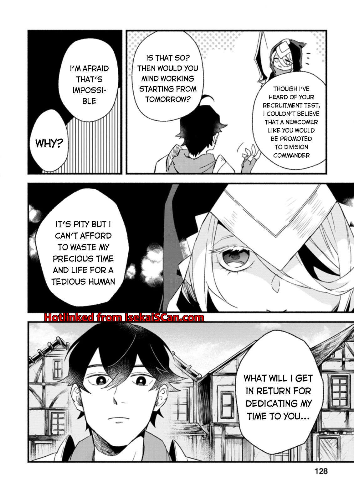 Sono Monban, Saikyou Nitsuki: Tsuihou Sareta Bougyo Ryoku 9999 no Senshi, Ou Miyako no Monban Toshite Musou Suru chapter 5 page 7