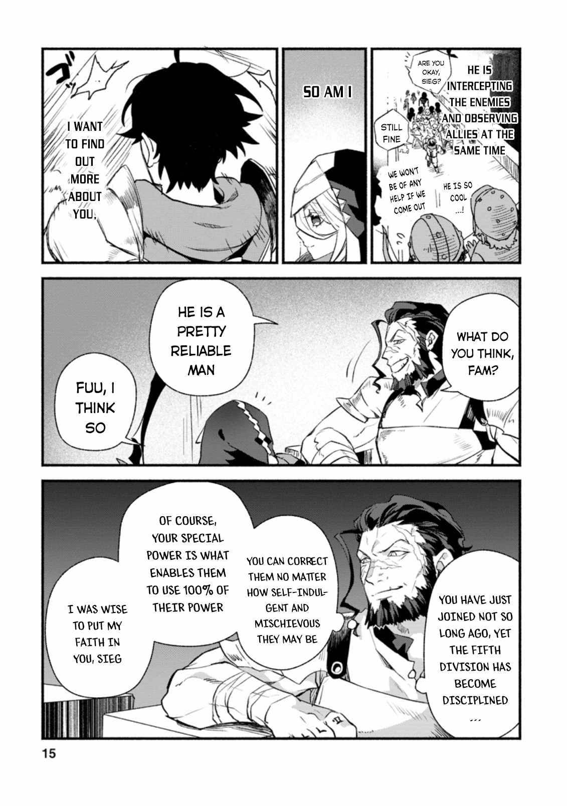 Sono Monban, Saikyou Nitsuki: Tsuihou Sareta Bougyo Ryoku 9999 no Senshi, Ou Miyako no Monban Toshite Musou Suru chapter 6 page 13